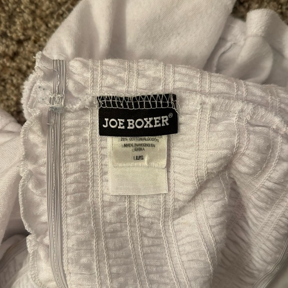 Joe Boxer White Poly/cotton terrycloth swim coverup - size L - Picture 2 of 6